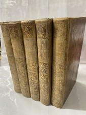 Collection ancienne “Prônes réduits en pratique” (1781) M. Billot – 5 volumes