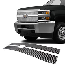 Fits 2015-2018 Chevy Silverado 2500 Hd3500 Hd Chrome Billet Grille Insert Grill