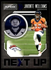 2021 Panini Playbook Next Up Javonte Williams RC #NXT-JWI