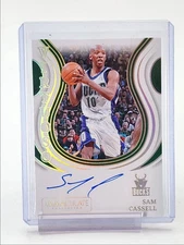 SAM CASSELL 2023-24 IMMACULATE VIRTUOSO AUTOGRAPH GOLD AUTO 07/10