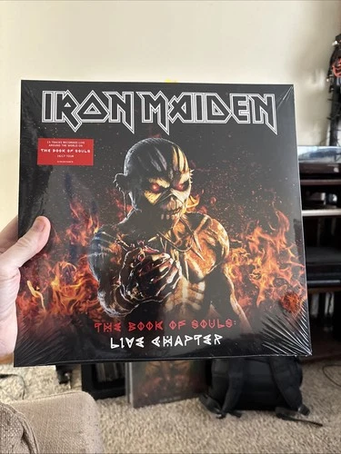 LP IRON MAIDEN The Book of Souls Live Chapter (3LP Vinyl, 2017) NEW MINT SEALED