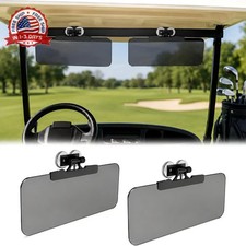 2 Pack Magnetic Golf Cart Sun Visor, Polarized Anti-Glare UTV Sun Visors with St