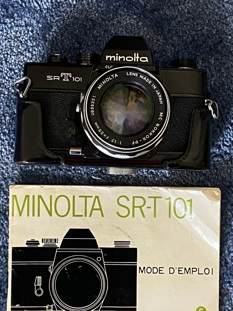 APPAREIL PHOTO-MINOLTA SRT101 ARGENTIQUE 1970--24X36MM--trés bon état EUR 50,00 - FR