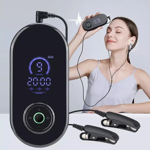 Dispositivo di aiuto al sonno CES, dispositivo di stimolazione del nervo vago con clip auricolari sonno · - Foto 1 di 10