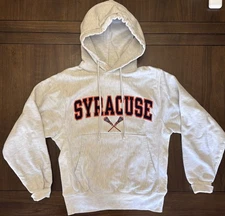 Vintage Champion Mens Syracuse Lacrosse Spell Out Crewneck Sweatshirt Size Small