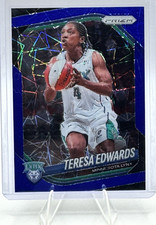 Teresa Edwards 2025 Panini WNBA Prizm Basketball - Blue Velocity Card# 126