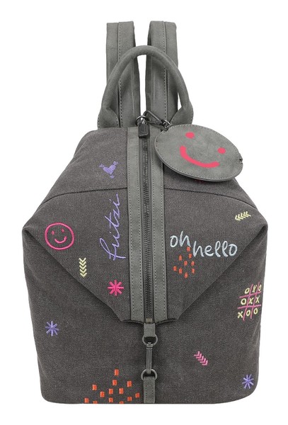 Fritzi aus Preußen Marit Limited Embro Fun Backpack Canvas Rucksack Anthra-image