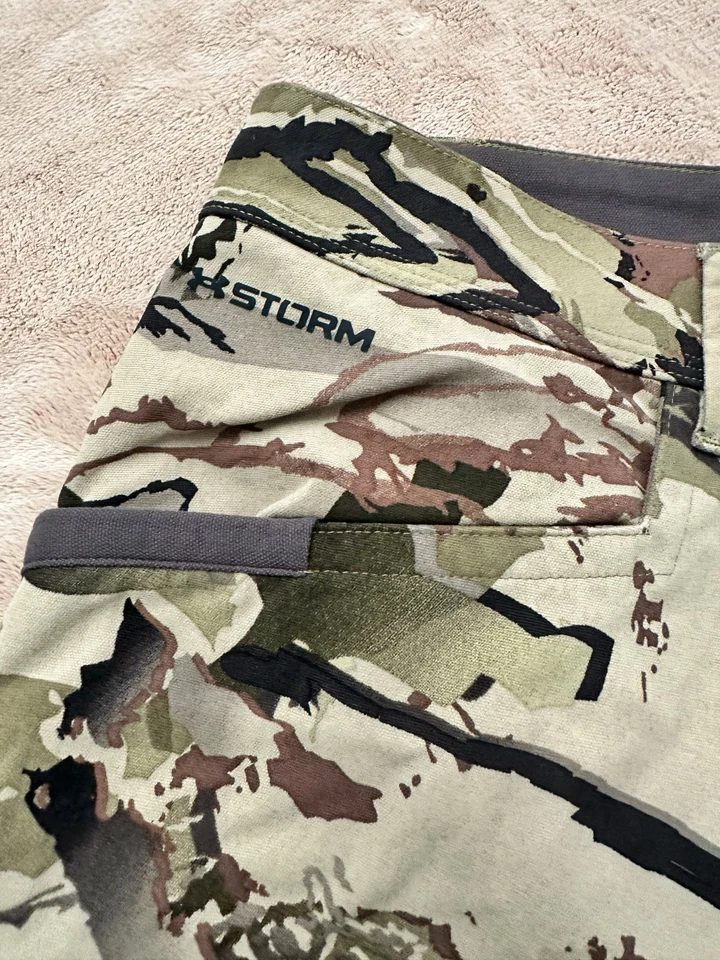 Under Armour STORM Barren Camo Tactical Hunting Cargo Pant Men 34x40 - Image 3 of 4