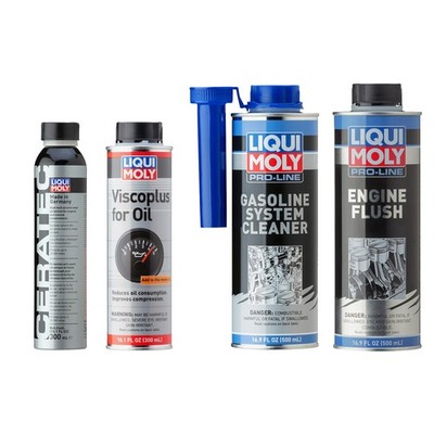 Liqui Moly Engine Flush Gasoline System Cleaner Anti-Wear Viscoplus Oil Additive