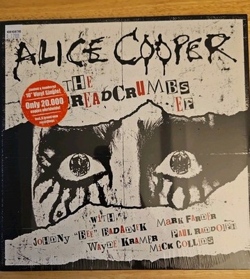 ALICE COOPER - BREADCRUMBS 10'' EP VINYL LP RSD #10213/20,000 6 NEW SONGS NEW