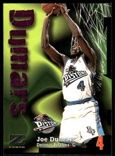 Joe Dumars 1997-98 SkyBox Z-Force #74 Pistons NBA READ FREE SHIP AutographDen