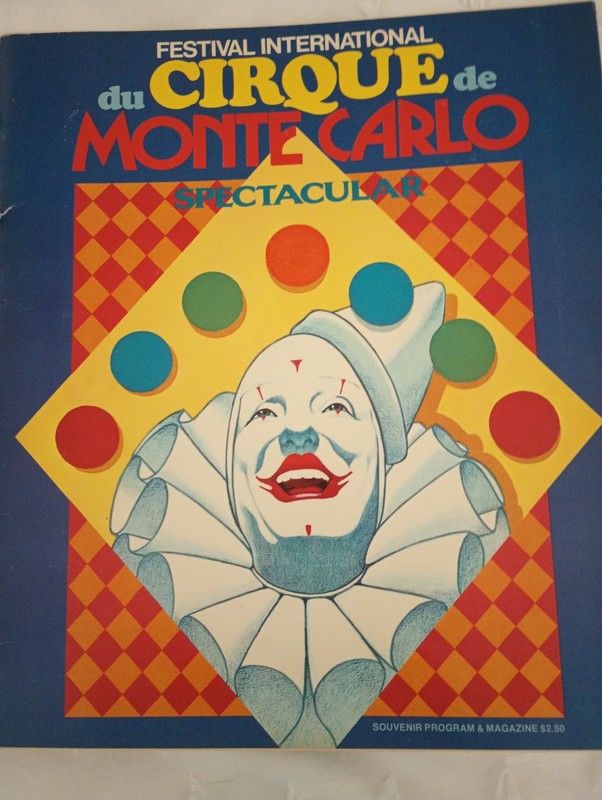 Vintage 1979 Cirque de Monte Carlo Spectacular Souvenir Program