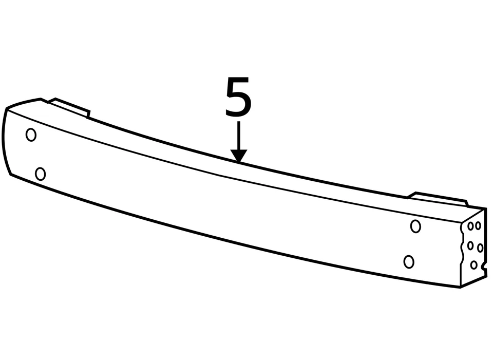ПОДХОДИТ ДЛЯ 2000-2006 LLINCOLN FORD LS THUNDERBIRD БАМПЕР ASM ЗАДНИЙ 6W4Z17906A - НОВЫЙ OEM - Изображение 4 из 4
