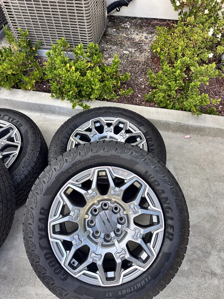 New 2025 H2 Hummer LT305/55R22 Goodyear Wrangler Territory AT - 22" Rims + Tires - Image 3 of 4