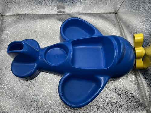Starwares Blue Propeller Plane Children's Plate Tray 1987 Airplane - Picture 2 of 7