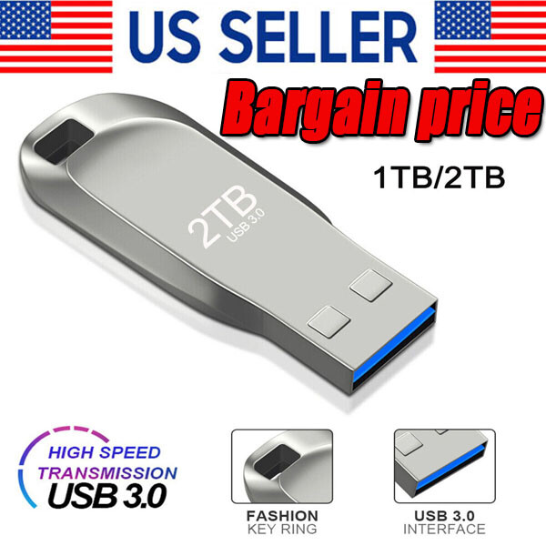 2TB USB 3.0 Flash Drive Thumb U Disk Memory Stick Pen PC Laptop Storage New LOT