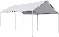 10' X 20' Heavy Duty Carport Canopy Garage Tent, Steel Car Shelter Party Tent