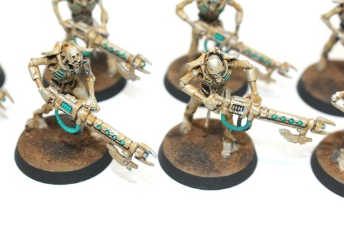 Warhammer Necrons Warriors Well Painted A17 - Picture 3 of 6