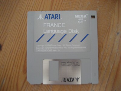 utilitaire atari st language disk