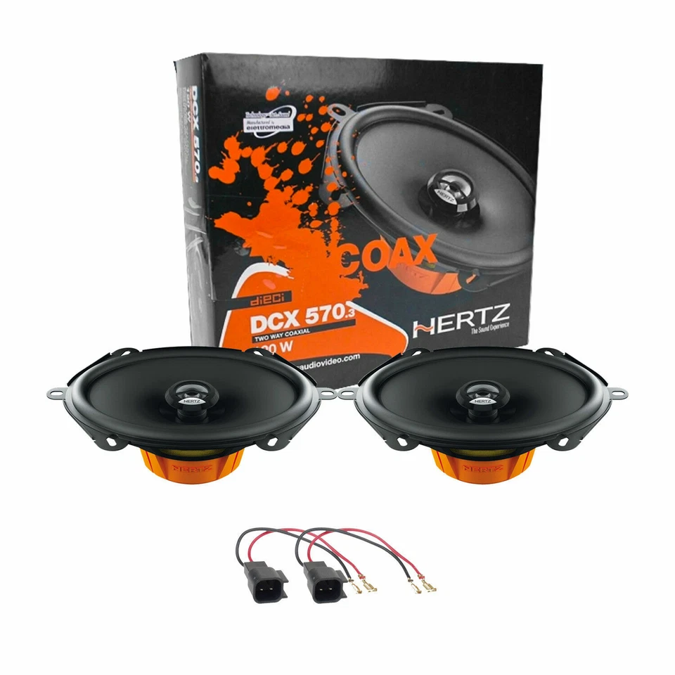 Casse Altoparlanti Ovali Hertz Dcx 570.3 Anteriori o Posteriori per Ford Fusion - Immagine 4 di 4