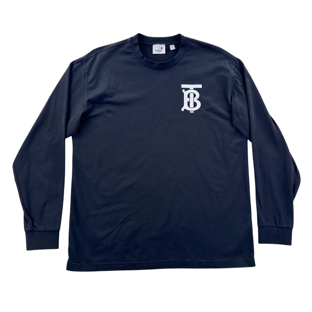 Burberry Atherton TB Logo Long Sleeve T-Shirt Small | eBay
