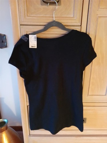 New Justice Size 14 T Shirt Top NWT Girls Black SS Spring Summer - Picture 8 of 8