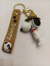 SNOOPY PVC KEYCHAIN / BAG CLIP-3D-NEXT DAY SHIPPING