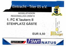 Ticket 3. BL Eintracht Trier - 1. FC Kaiserslautern II 2009/10