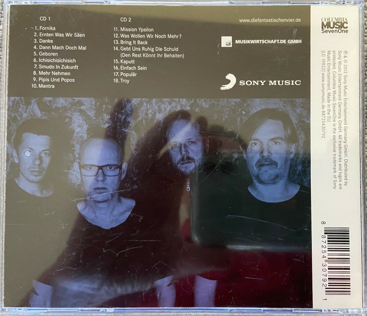 DIE FANTASTISCHEN VIER - MTV Unplugged II - CD 887254307921