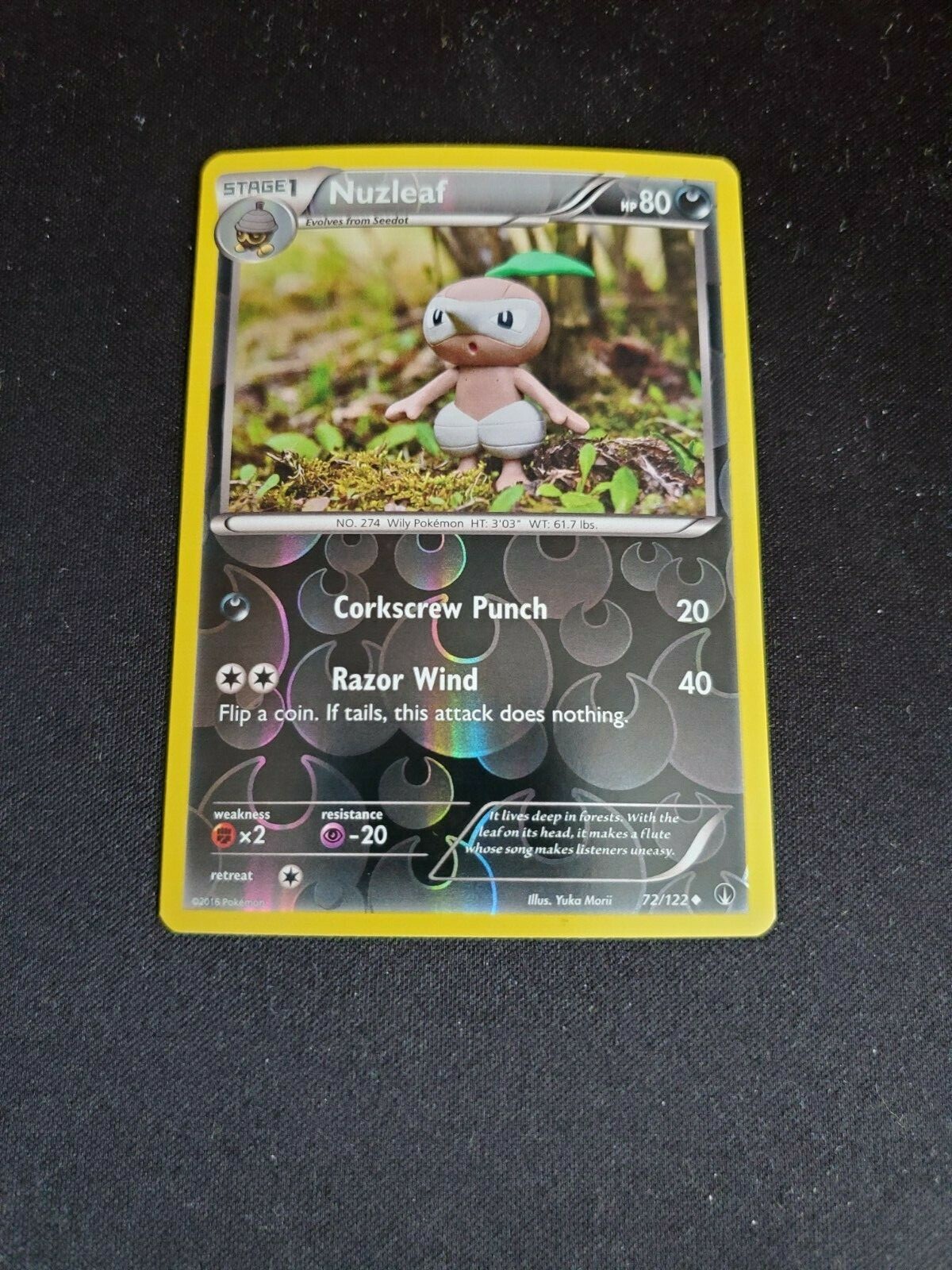 Nuzleaf - 2016 Pokémon BREAKpoint Reverse Holo #72/122 - FREE SHIPPING - NM