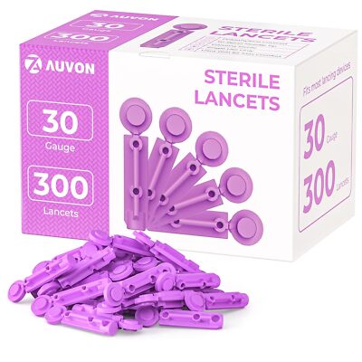 3 Box 300 Twist Top Lancets 30 Gauge for Diabetic Blood Testing Lancets 30g