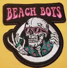 Embroidered The Beach Boys Rock band Patch approx 3.5x3.5"