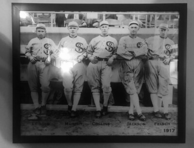 1917 White Sox Framed Glossy 11x14 Photo Shoeless Joe Jackson
