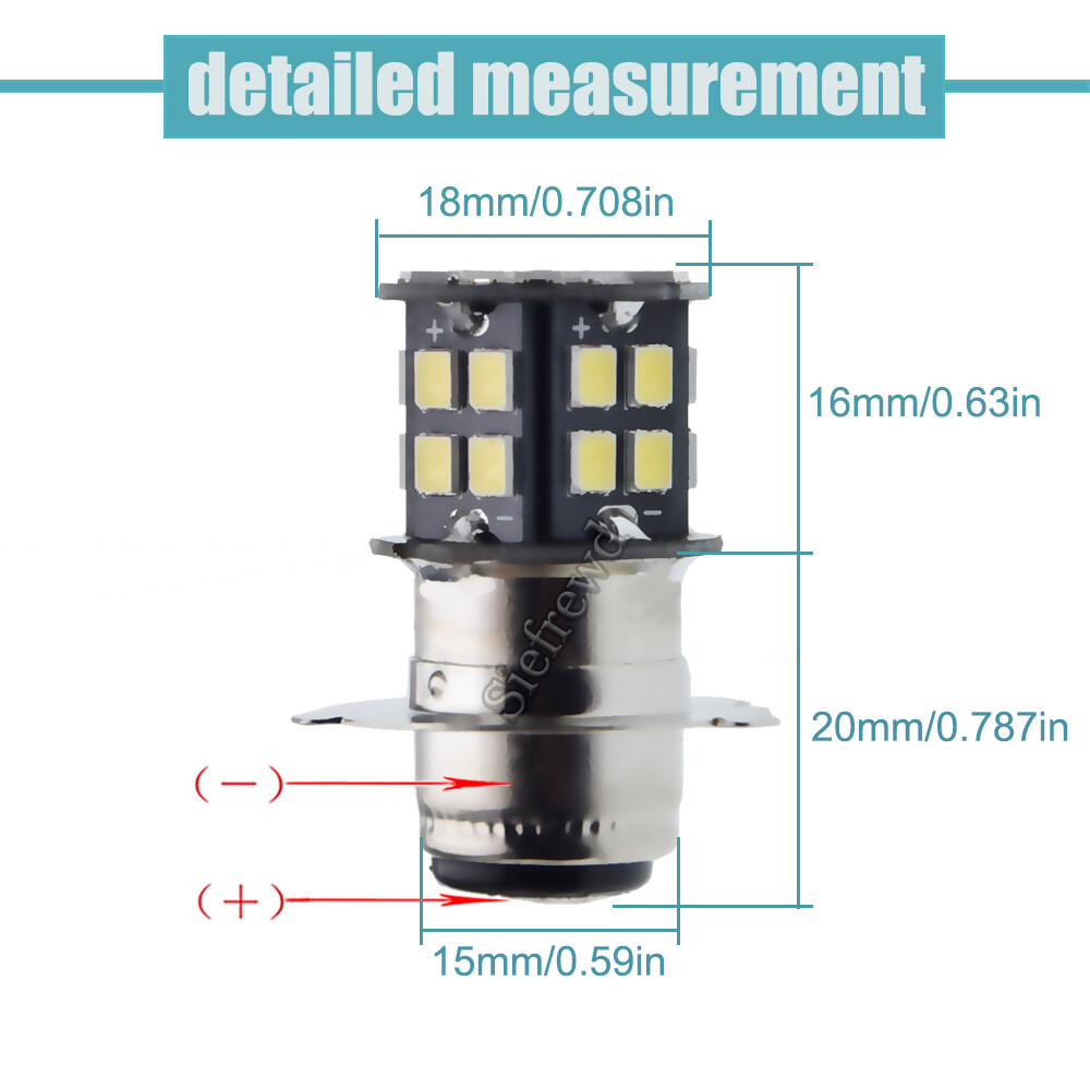 Ampoule Phare LED Super 6V BULB-L32 Pour Moto - Pack De 1 - Haute Luminosité