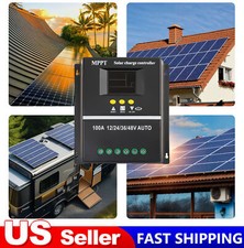100A MPPT 4800W Solar Charge Controller USB 1...