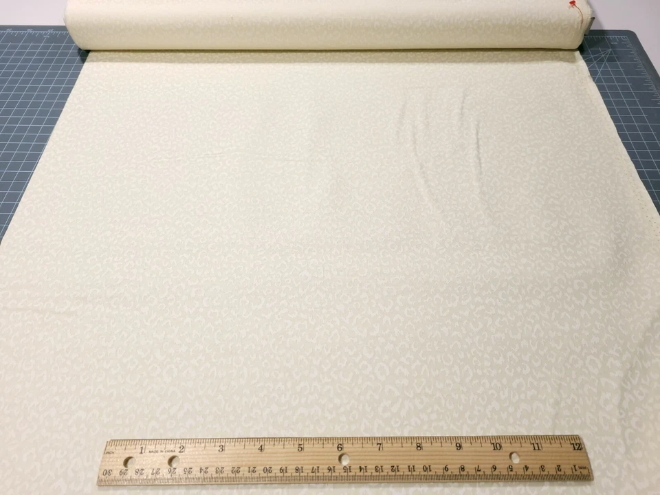 Quilting Illusions BTY Quilting Treasures Tonal Ecru Leopard Print - Image 3 of 3