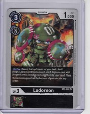 Light Play Digimon CCG BT3-062 Ludomon Nonfoil