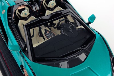 MR Collection 1/18 Lamborghini Sian Roadster (Blu Uranus
