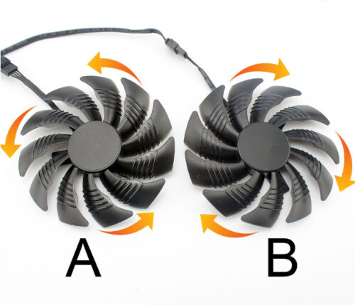 Cooling Fan For Gigabyte RX580 RX 580 Aorus GPU Graphics Card PLD09210S12HH - Picture 2 of 13