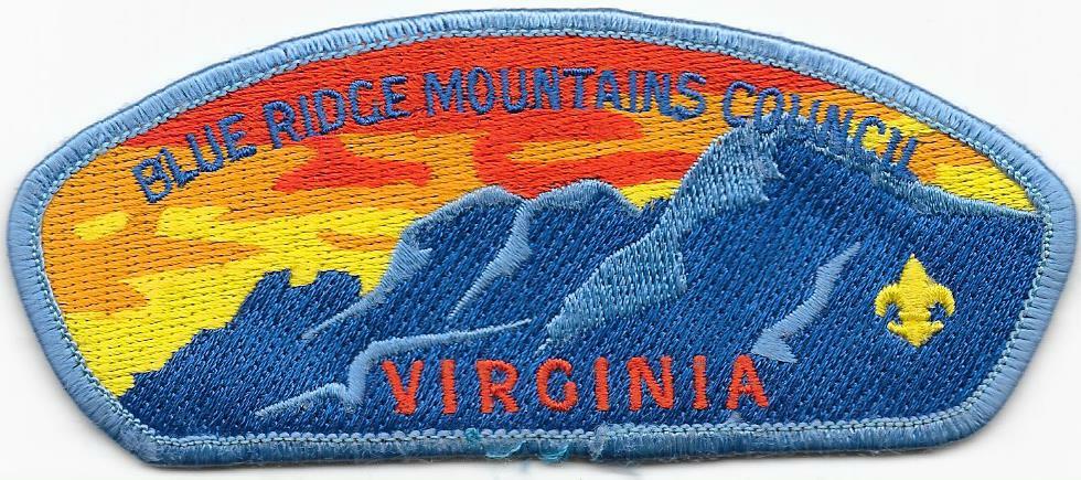 Blue Ridge Mountains Council Strip S-24 Plastic Back CSP SAP Boy Scouts ...