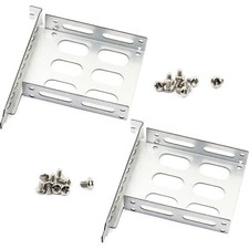2pcs 2.5" Hard Drive Tray Holder for PCI SSD HDD Metal Mounting Bracket Adapter