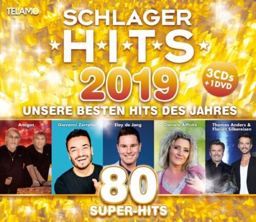 SCHLAGER HITS 2019  3 CD+DVD NEU - Bild 1 von 1