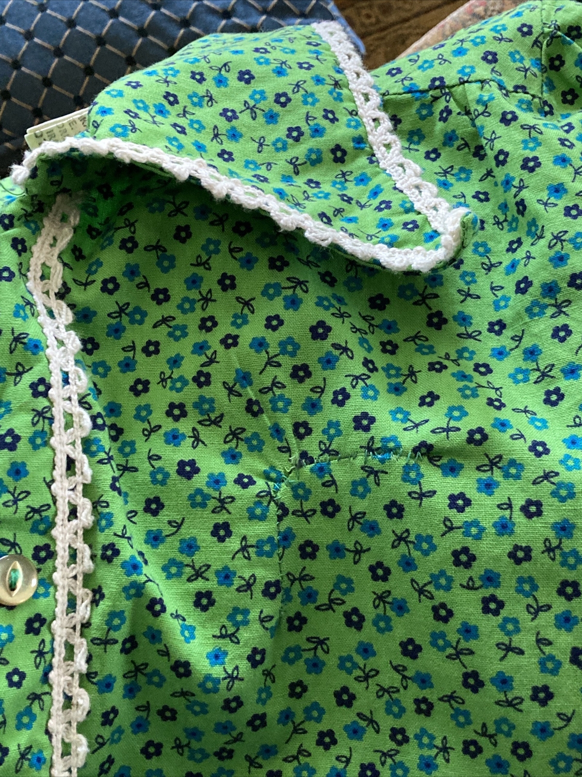 1970s BHS Pinafore/Blouse Suit, Labelled Bust 38", Made in England 16