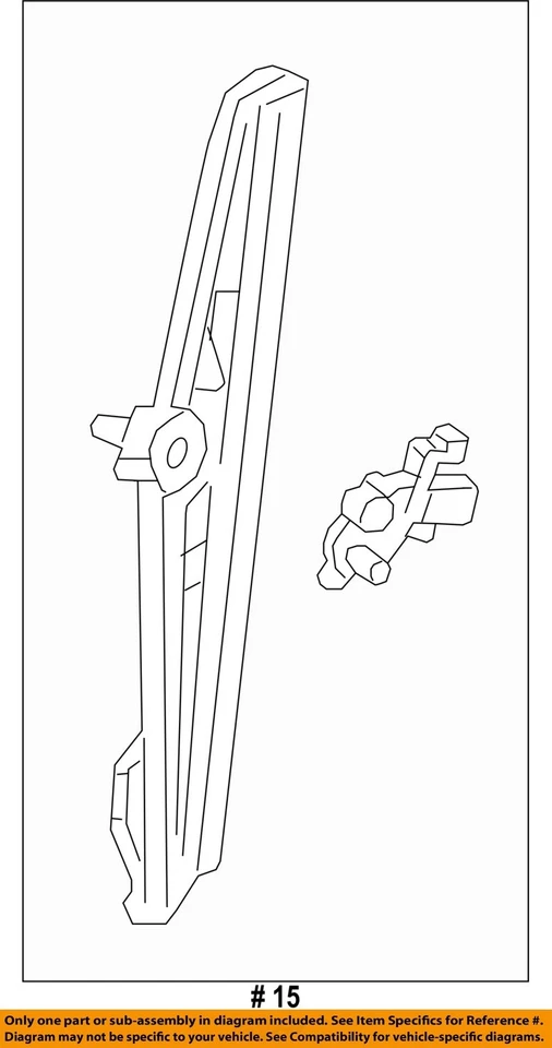 Regulador de ventana de puerta delantera derecha con motor OEM 15 21 Ford Transit 150 250 350 Foto 4 de 4