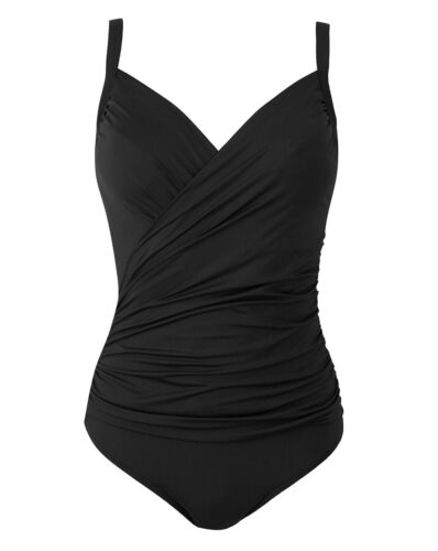 Bespoke Swimming Costume Swimsuit PLUS SIZE UK 32 Cup B - DD Control Padded