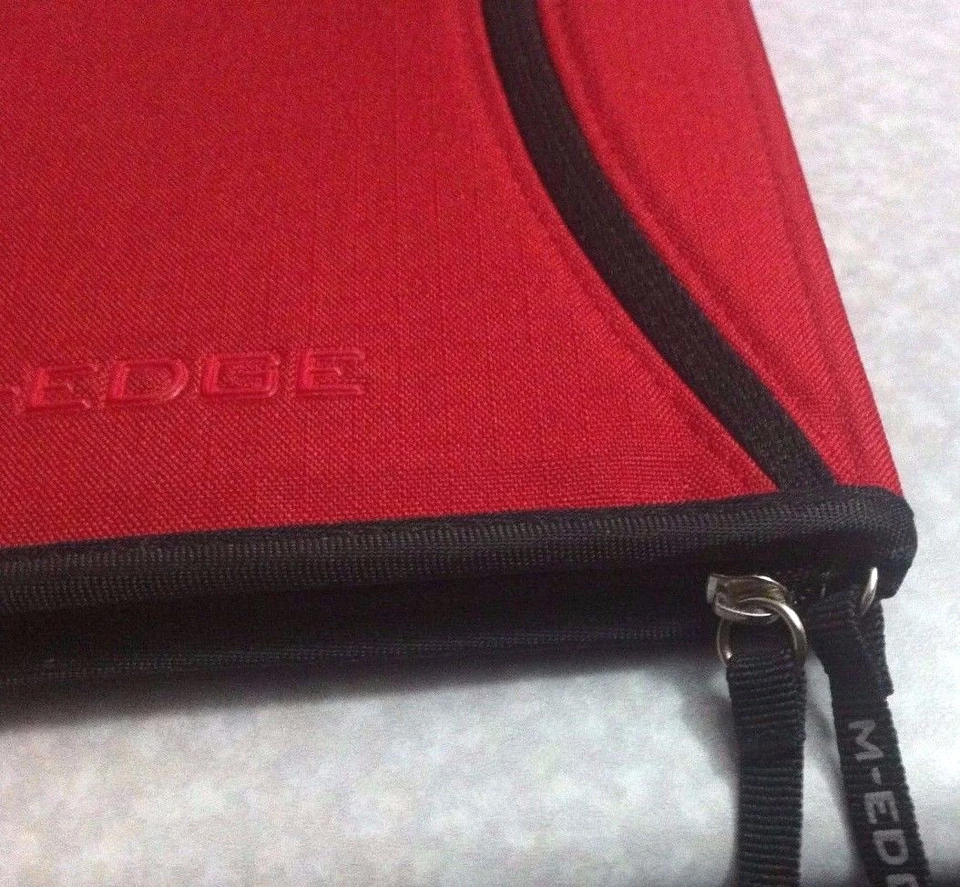 M-EDGE Flip Book Folio Case Folio for Apple iPad Mini Red - Image 2 of 4