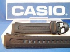 Casio Watch Band W-210 Black Resin Strap