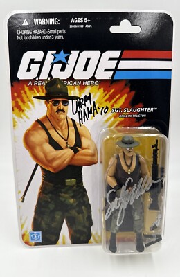 GI Joe 2010 SDCC Exclusive Drill Instructor SGT. Slaughter MOC Signed Larry Hama