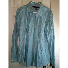 Vintage Tommy Hilfiger Custom Fit Striped Button Down Shirt XL