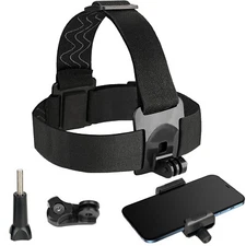 Cell Phone Head Strap Belt Mount Phone Holder For iPhone Samsung Gopro 11 10 9